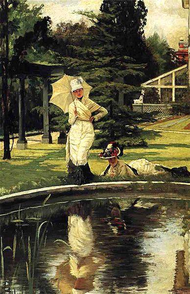 In an English Garden, James Joseph Jacques Tissot